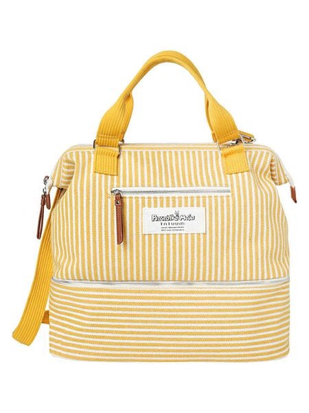 TATUUM Shopper bag w kolorze żółtym - 41 x 41 x 12 cm rozmiar: onesize. Żółte shopper bag damskie Tatuum, bez wzorów, z materiału, na ramię, bez dodatków. Za 219.08 zł.