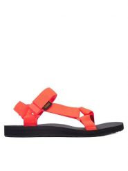 Teva Sandały Original Universal 1003987 Koralowy. Pomarańczowe sandały damskie Teva, bez wzorów, z materiału, bez obcasa, na płaskiej podeszwie. Za 299.99 zł.
