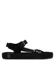 Bohonomad Sandały Nevada Elastic NEV.20-L0020 Czarny. Czarne sandały damskie Bohonomad, bez wzorów, ze skóry, bez obcasa, na płaskiej podeszwie. Za 179.99 zł.