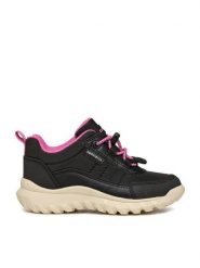 Geox Sneakersy J Simbyos Girl B Abx J46LGA 0FU50 C0922 D Czarny. Czarne buty sportowe dziewczęce Geox, bez wzorów, ze skóry, bez zapięcia. Za 209.99 zł.