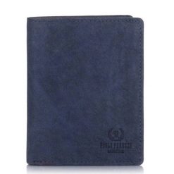 Portfel męski granatowy PAOLO PERUZZI IN-01-DB. Niebieskie portfele męskie Paolo Peruzzi, bez wzorów, z materiału. Za 59.99 zł.