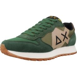 Buty SUN68 JAKI BICOLOR Zielony. Zielone buty trekkingowe męskie SUN68, ze skóry, bez zapięcia, trekkingowe. Za 232.99 zł.