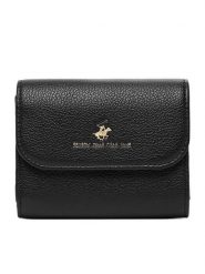 Beverly Hills Polo Club Portfel CWBEO-BHPC-W1-002-SS26 Czarny. Czarne portfele damskie Beverly Hills Polo Club, bez wzorów, z materiału. Za 59.99 zł.