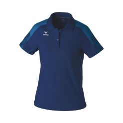 Damska koszulka polo Erima Evo Star. Niebieskie bluzki sportowe damskie Erima, bez kołnierzyka, bez ramiączek. Za 188.50 zł.
