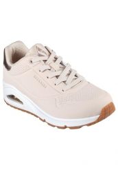 Buty sportowe Sneakersy damskie, Uno-Golden Air. Brązowe buty sportowe na co dzień damskie Skechers, bez wzorów, z materiału, trekkingowe. Za 358.91 zł.