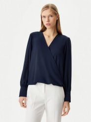 Rinascimento Bluzka CFC0122866003 Granatowy Regular Fit. Niebieskie bluzki damskie RINASCIMENTO, m, bez wzorów, z syntetyku, bez ramiączek. Za 179.99 zł.