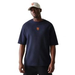Koszulka MLB Waffle New York Mets. Niebieskie t-shirty sportowe męskie New Era, na lato, l, z materiału, bez ramiączek. Za 189.35 zł.