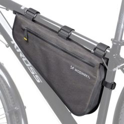 Torba rowerowa na ramę Wozinsky wodoodporna 3,5 L. Brązowe torby męskie na ramię Wozinsky, bez wzorów, z materiału, na ramię, duże. Za 92.99 zł.