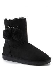 ISLAND BOOT Botki zimowe "Sherbrooke" w kolorze czarnym rozmiar: 38. Czarne botki damskie Island Boot, na zimę, z materiału, bez obcasa, bez zapięcia. Za 140.53 zł.