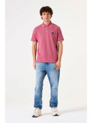 Garcia Koszulka polo w kolorze jasnoróżowym rozmiar: XL. Różowe koszulki polo męskie Garcia, xl, bez wzorów, z bawełny, bez ramiączek. Za 118.56 zł.