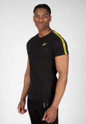Koszulka fitness męska Gorilla Wear Chester T-shirt. Czarne t-shirty męskie GORILLA WEAR, m, bez wzorów, z bawełny, bez kołnierzyka. Za 171.55 zł.