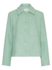 MOSS COPENHAGEN Kurtka koszulowa "Aiste Abriella" w kolorze zielonym rozmiar: XS/S. Zielone kurtki damskie MOSS COPENHAGEN, s, bez wzorów, bez kaptura. Za 242.95 zł.