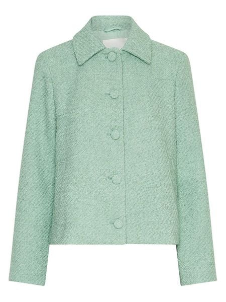 MOSS COPENHAGEN Kurtka koszulowa "Aiste Abriella" w kolorze zielonym rozmiar: XS/S. Zielone kurtki damskie MOSS COPENHAGEN, s, bez wzorów, bez kaptura. Za 242.95 zł.