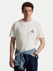 Polo Ralph Lauren T-Shirt 710981136001 Biały Regular Fit. Białe koszulki polo męskie Polo Ralph Lauren, m, bez wzorów, z bawełny, bez ramiączek. Za 469.99 zł.