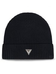 Guess Czapka M5YZ03 Z3FB1 Czarny. Czarne czapki męskie Guess, z aplikacjami, z bawełny. Za 179.99 zł.