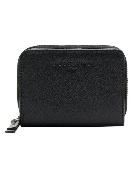 Liebeskind Berlin Skórzany portfel w kolorze czarnym - 12 x 15 x 6 cm rozmiar: onesize. Czarne portfele damskie LIEBESKIND BERLIN, bez wzorów, z materiału. Za 119.95 zł.