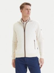 Bugatti Kurtka przejściowa 8700-15121E Écru Regular Fit. Białe kurtki męskie Bugatti, l, bez wzorów, z bawełny, bez kaptura. Za 729.99 zł.