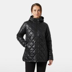 Damska kurtka turystyczna Helly Hansen Bliss Quilt. Czarne kurtki damskie Helly Hansen, bez wzorów, bez kaptura. Za 842.00 zł.