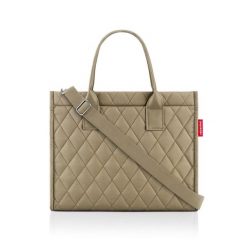 Torba DAILY SHOPPER BUSINESS, rhombus olive. Zielone torby na laptopa damskie Reisenthel, bez wzorów, z materiału. Za 313.00 zł.