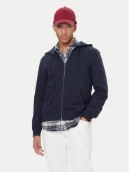 Tommy Hilfiger Bluza Essential MW0MW37239 Granatowy Regular Fit. Niebieskie bluzy bez kaptura męskie Tommy Hilfiger, m, z bawełny. Za 469.99 zł.