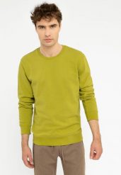 Gładka bluza B-ANDY. Bluzy bez kaptura męskie Volcano, m, z bawełny. Za 139.99 zł.