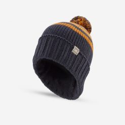 Czapka narciarska dla dorosłych Wedze Grand Nord. Brązowe czapki męskie WED'ZE, na zimę, bez wzorów, z dzianiny, sportowe. Za 79.99 zł.