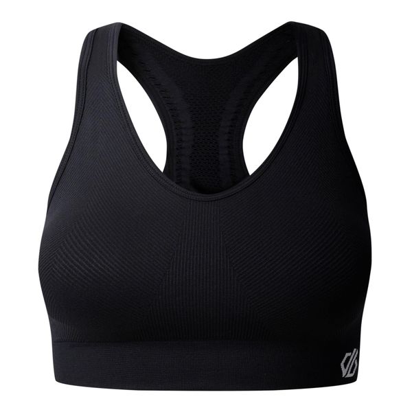 Damski tank top Dare 2B React. Czarne topy sportowe damskie Dare 2b, xl, bez wzorów, z elastanu, bez ramiączek. Za 99.99 zł.