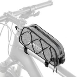 Torba rowerowa Rockbros na górną rurę ramy wodoodporna 0,7L. Zielone torebki klasyczne damskie ROCKBROS, bez wzorów, z materiału, bez dodatków. Za 199.99 zł.
