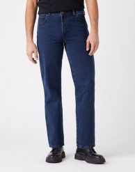 MĘSKIE SPODNIE JEANSOWE WRANGLER TEXAS COALBLUE STONE W121YN29H 112144746. Spodnie materiałowe męskie Wrangler, bez wzorów, z jeansu. Za 199.99 zł.