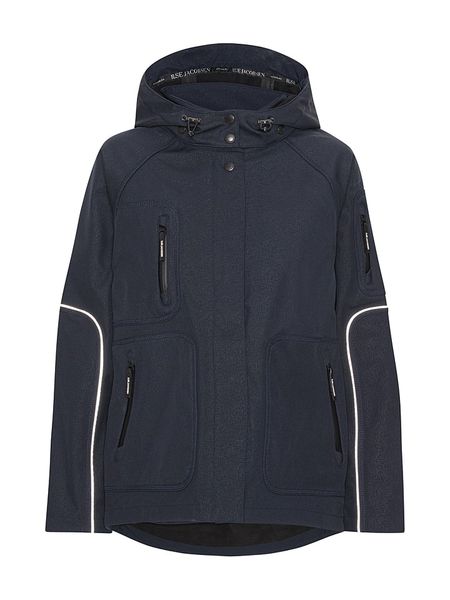 Ilse Jacobsen Kurtka przeciwdeszczowa w kolorze granatowym rozmiar: 34. Niebieskie kurtki przeciwdeszczowe damskie Ilse Jacobsen, s, bez kaptura. Za 244.80 zł.