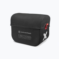 Torba rowerowa na kierownicę Extrawheel Handy. Czarne torebki klasyczne damskie EXTRAWHEEL, bez wzorów, bez dodatków. Za 299.99 zł.