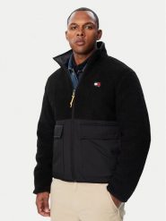 Tommy Jeans Kurtka przejściowa Essential DM0DM23227 Czarny Regular Fit. Czarne kurtki męskie Tommy Jeans, m, bez wzorów, z jeansu, bez kaptura. Za 749.99 zł.