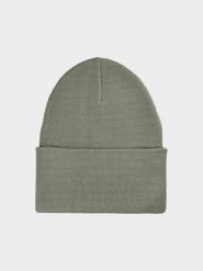 4F Czapka zimowa uniseks - oliwkowa/khaki Uniwersalny. Brązowe czapki męskie 4f, na zimę, bez wzorów, z materiału, klasyczne. W wyprzedaży za 29.99 zł.