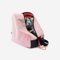 Torba na rolki 100 S jasnoróżowy. Białe torebki dziecięce OXELO. Za 29.99 zł.