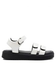 Nelli Blu Sandały CM22617-11 Biały. Białe sandały dziewczęce Nelli Blu, z syntetyku, bez zapięcia. Za 119.99 zł.