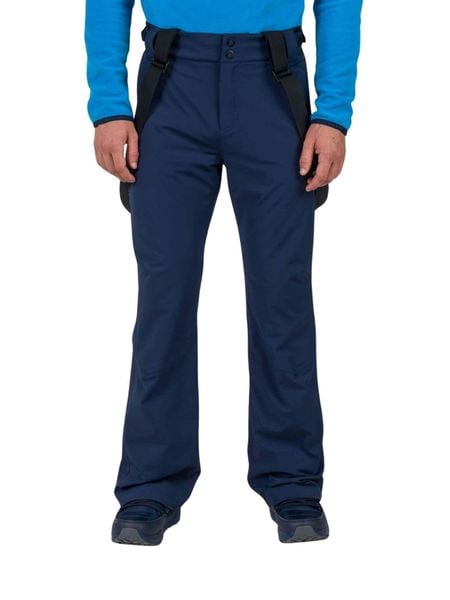 Spodnie narciarskie Rossignol męskie Blackside Pant granatowe. Niebieskie spodnie materiałowe męskie Rossignol, bez wzorów, z materiału, eleganckie. Za 969.00 zł.