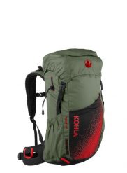 Plecak turystyczny Kohla Track 28L - bronze green/flame scar/caviar. Zielone plecaki męskie KOHLA, bez wzorów, z meshu. Za 614.89 zł.