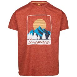 T-Shirt Męski Idukki. Brązowe t-shirty męskie Trespass, l, bez wzorów, bez kołnierzyka. Za 64.99 zł.