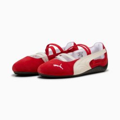 Baleriny damskie Puma SPEEDCAT czerwone 40633407 r 37. Czerwone baleriny damskie Puma, bez wzorów, z gumy, bez obcasa, na obcasie. Za 257.50 zł.