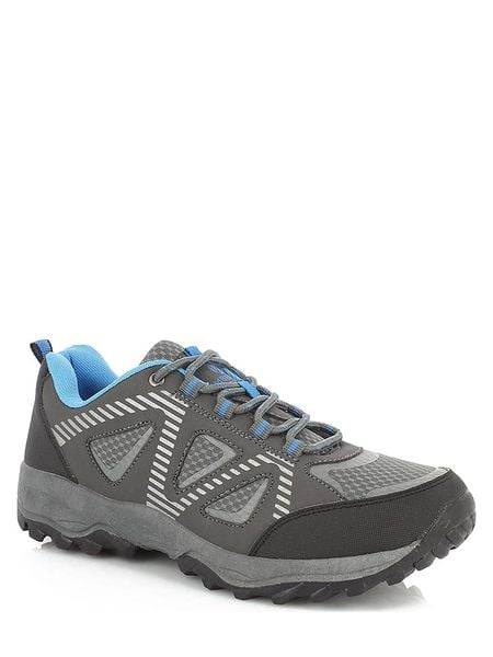 Kimberfeel Skórzane buty turystyczne "Aurizon" w kolorze niebiesko-szarym rozmiar: 39. Szare buty trekkingowe męskie Kimberfeel, bez zapięcia, outdoorowe. Za 92.21 zł.