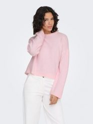 ONLY Sweter "Simoni" w kolorze jasnoróżowym rozmiar: S. Różowe swetry klasyczne damskie Only, s, bez kołnierzyka. Za 70.57 zł.