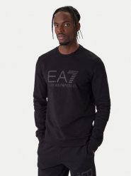 EA7 Emporio Armani Bluza 7M002278 AF22266 MC005 Czarny Regular Fit. Czarne bluzy bez kaptura męskie EA7 Emporio Armani, m, z bawełny. Za 449.99 zł.