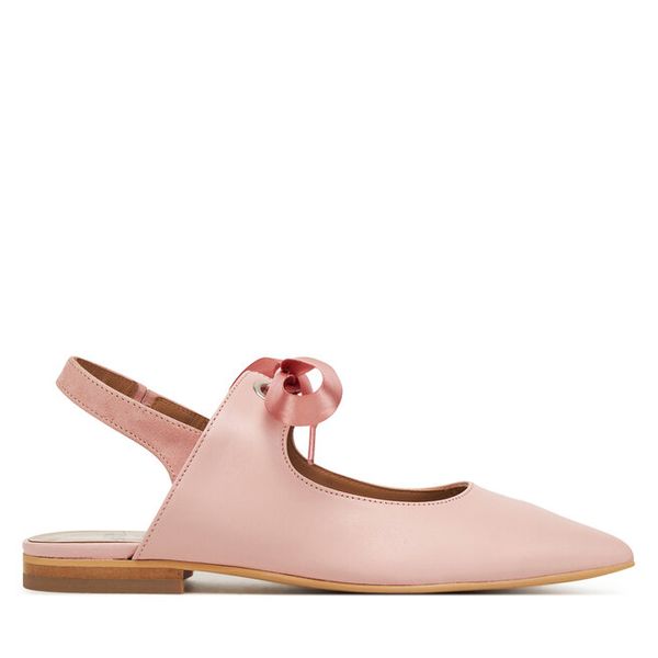 Sandały Fly London. Czerwone sandały damskie Fly London, bez wzorów, bez obcasa, na płaskiej podeszwie. Za 489.99 zł.