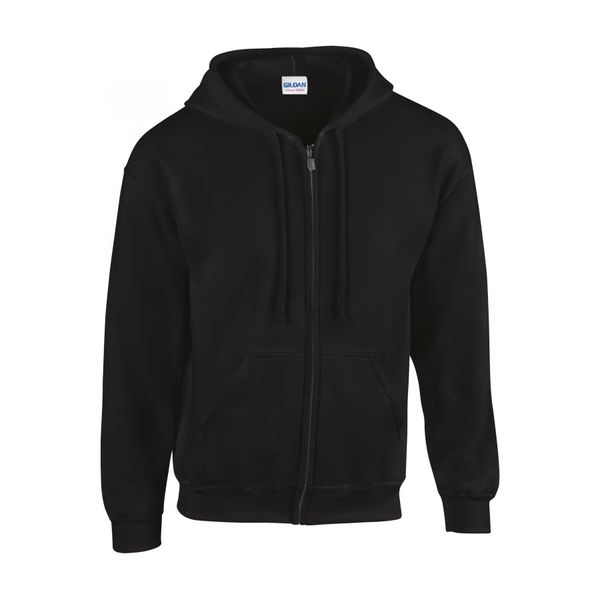 Bluza zapinana na zamek błyskawiczny Gildan Heavy Blend ®. Czarne bluzy z kapturem męskie Gildan, xl, z bawełny. Za 132.30 zł.