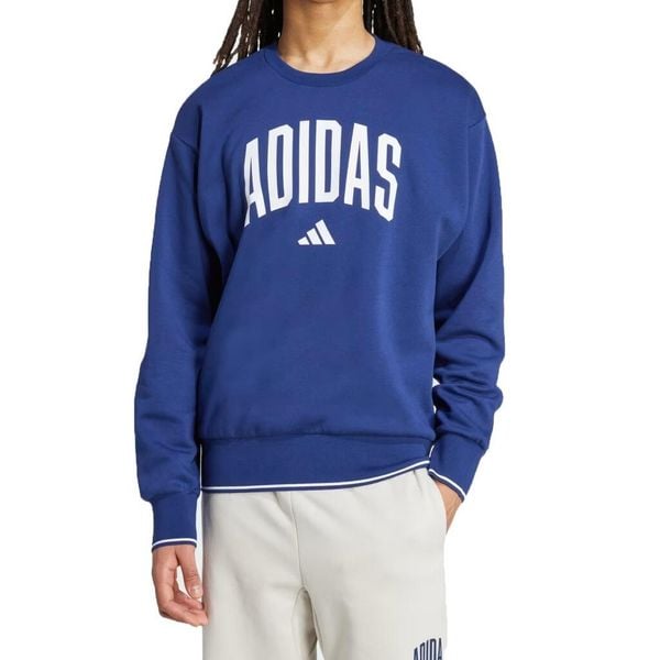Bluza polarowa ADIDAS M COLLEGIATE SW Niebieski. Niebieskie bluzy bez kaptura męskie Adidas, m, z polaru. Za 206.00 zł.