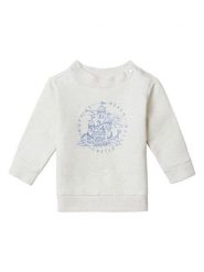 Noppies Bluza "Bound Brook" w kolorze białym rozmiar: 68. Białe bluzy i bluzki niemowlęce Noppies, bez wzorów, z bawełny, bez ramiączek, bez kaptura. Za 57.95 zł.