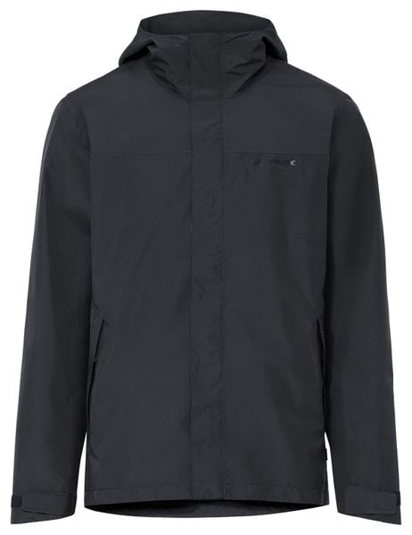 Kurtka hardshell M Strathcona Jacket. Czarne kurtki męskie Vaude, l, bez wzorów, z hardshellu, bez kaptura. Za 763.05 zł.