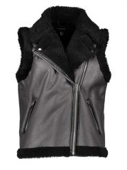 Vero Moda Kamizelka "PL 100" w kolorze czarnym rozmiar: L. Czarne kamizelki damskie Vero Moda, l. Za 132.05 zł.