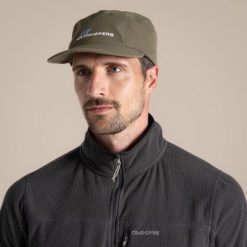 Czapka z daszkiem Craghoppers NosiLife Multi Active Cap II. Zielone czapki męskie CRAGHOPPERS, bez wzorów, z materiału. Za 128.69 zł.