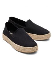 TOMS Espadryle w kolorze czarnym rozmiar: 36. Czarne espadryle damskie Toms, bez wzorów, bez obcasa. Za 149.31 zł.